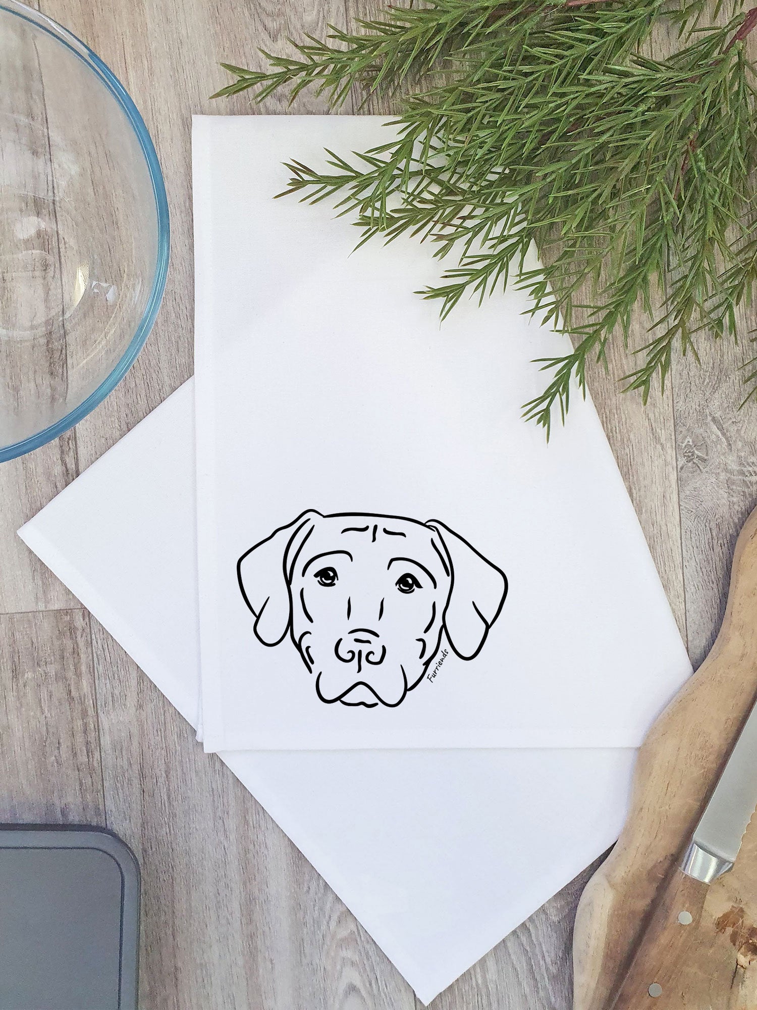 Rhodesian Ridgeback Tea Towel