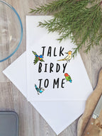 Talk Birdy To Me Tea Towel