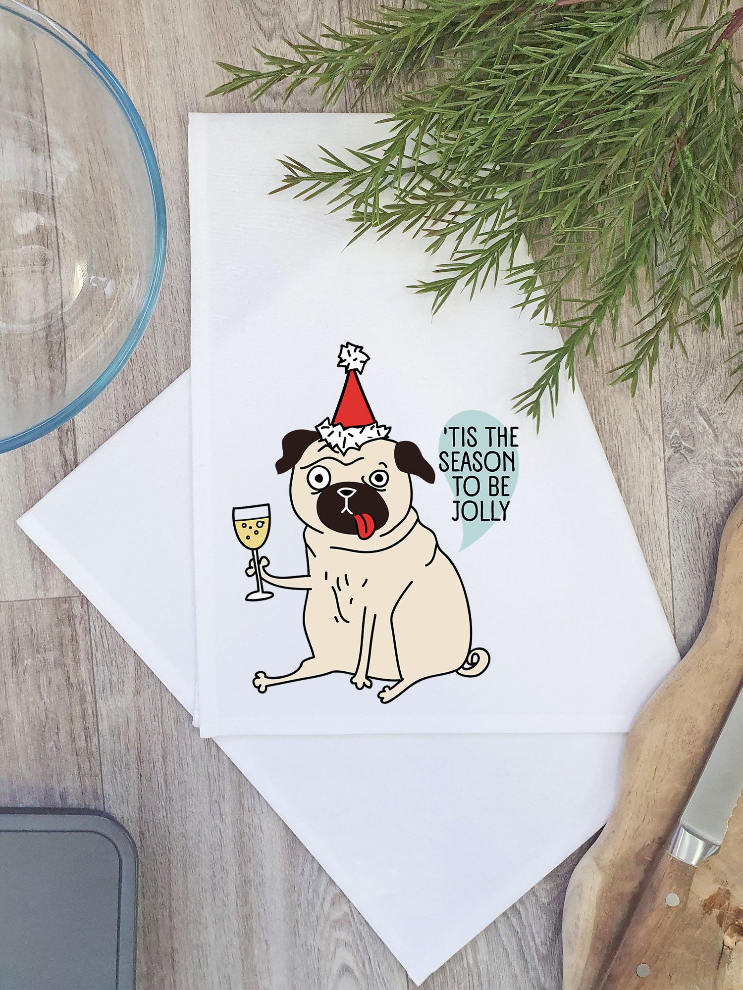 'Tis The Season Tea Towel