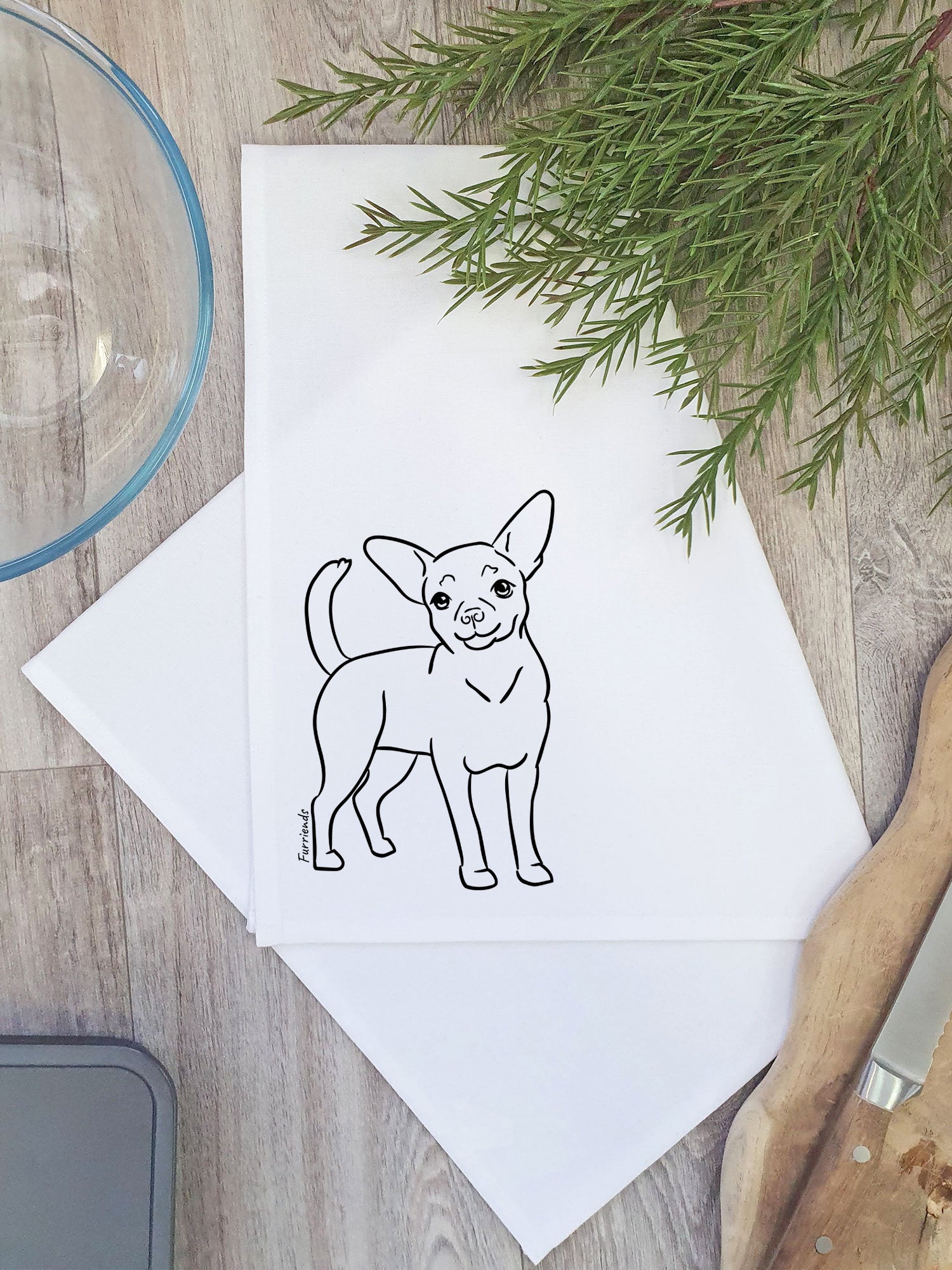 Chihuahua Tea Towel