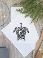 Turtle Mandala Tea Towel