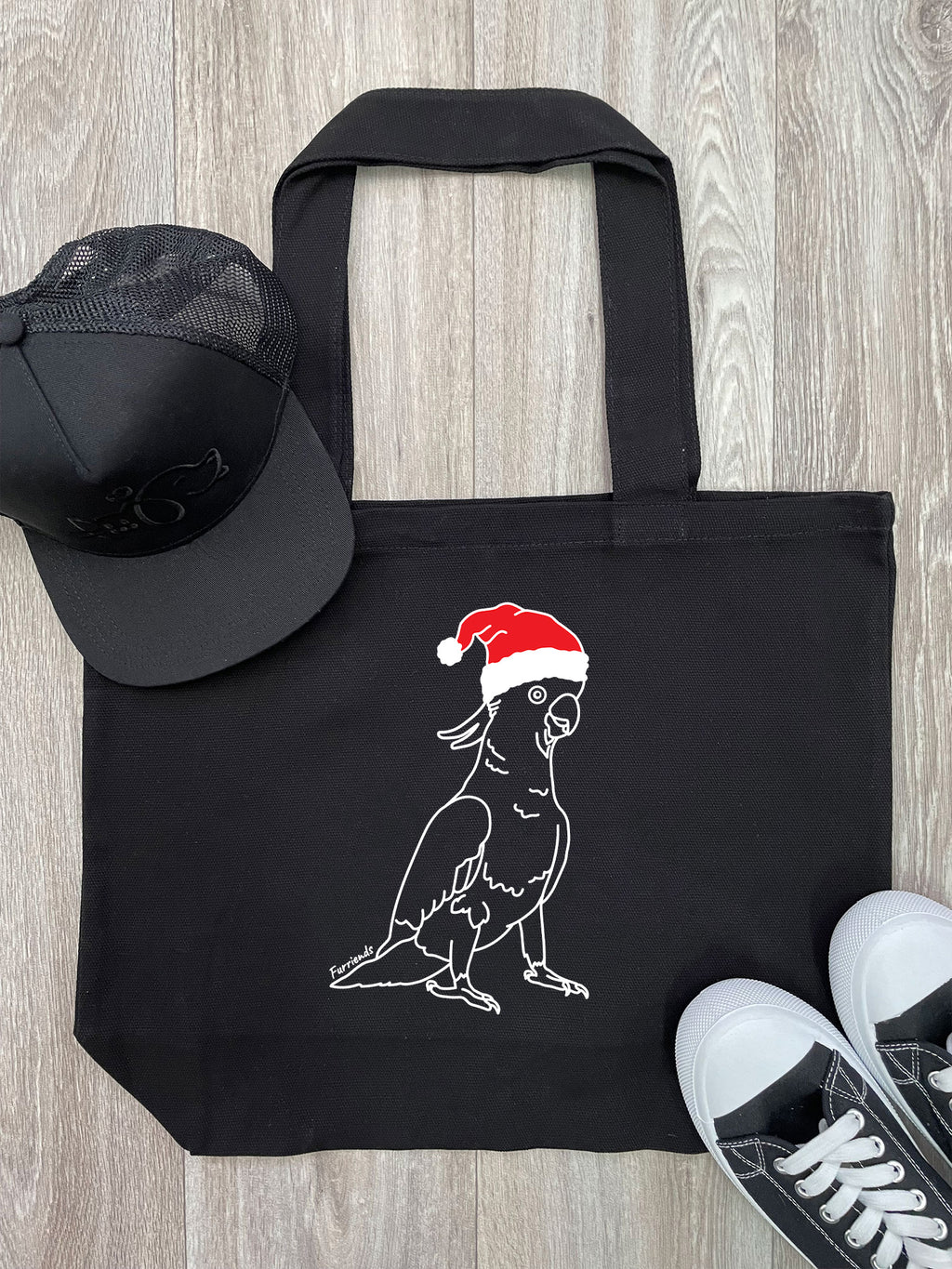 Sulphur-Crested Cockatoo Christmas Edition Stella Tote Bag