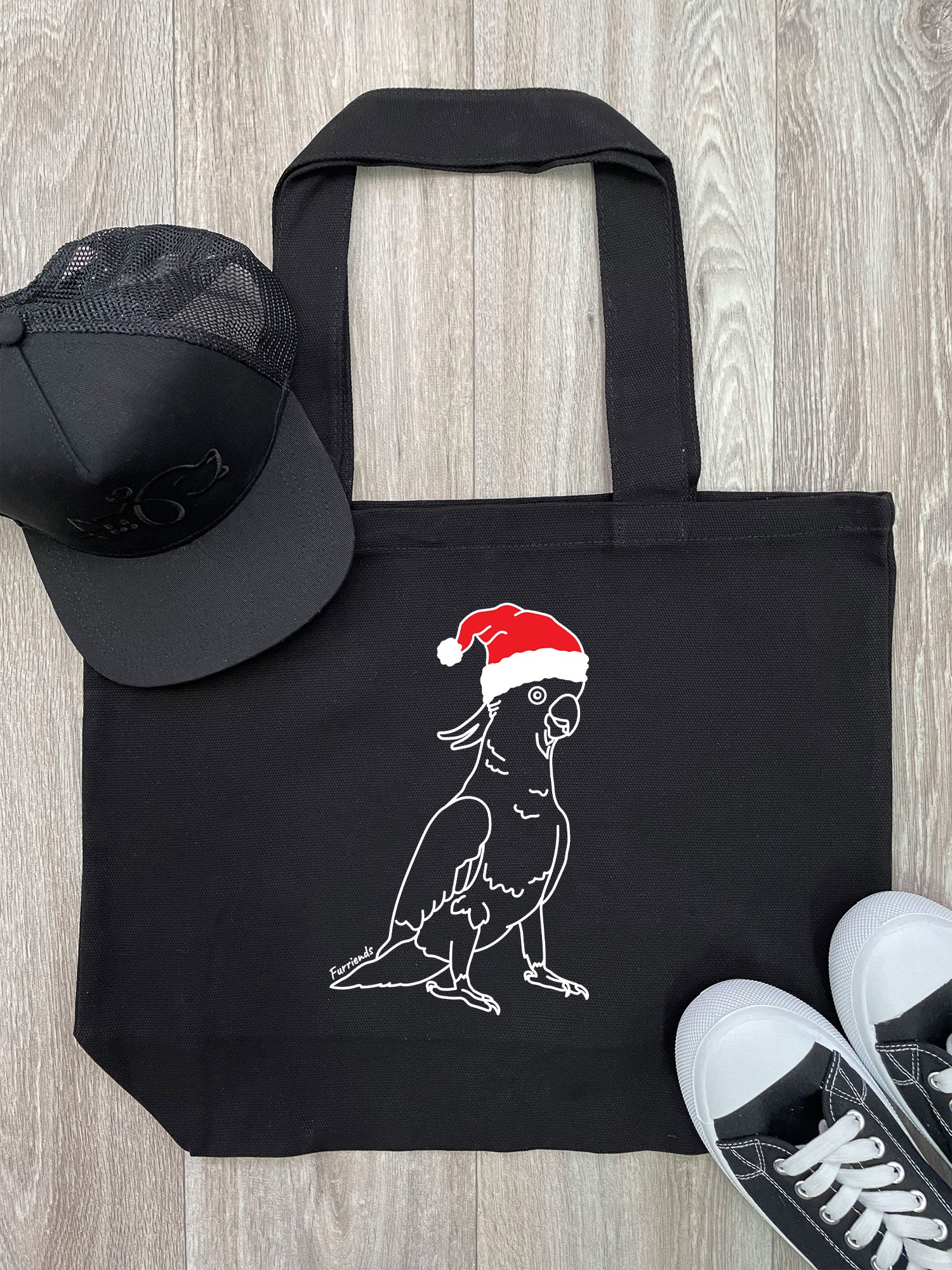 Sulphur-Crested Cockatoo Christmas Edition Stella Tote Bag
