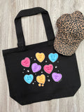 Candy Hearts - Cat Stella Tote Bag