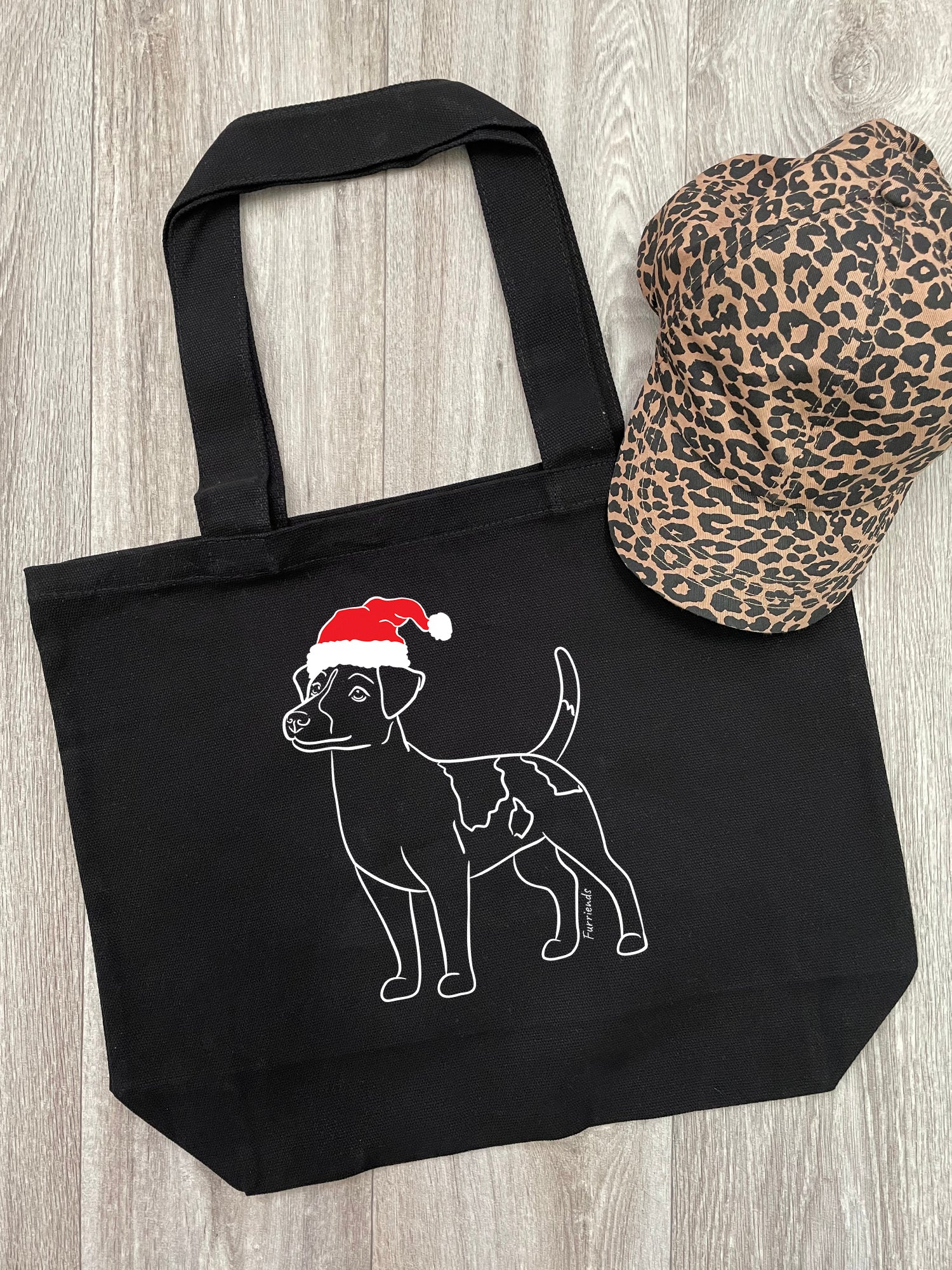 Jack Russell Terrier (Smooth Coat) Christmas Edition Stella Tote Bag