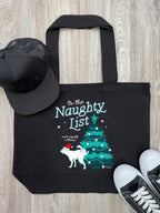 On The Naughty List - Dog Stella Tote Bag