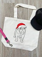 British Bulldog Christmas Edition Stella Tote Bag