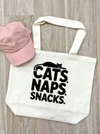 Cats. Naps. Snacks. Stella Tote Bag