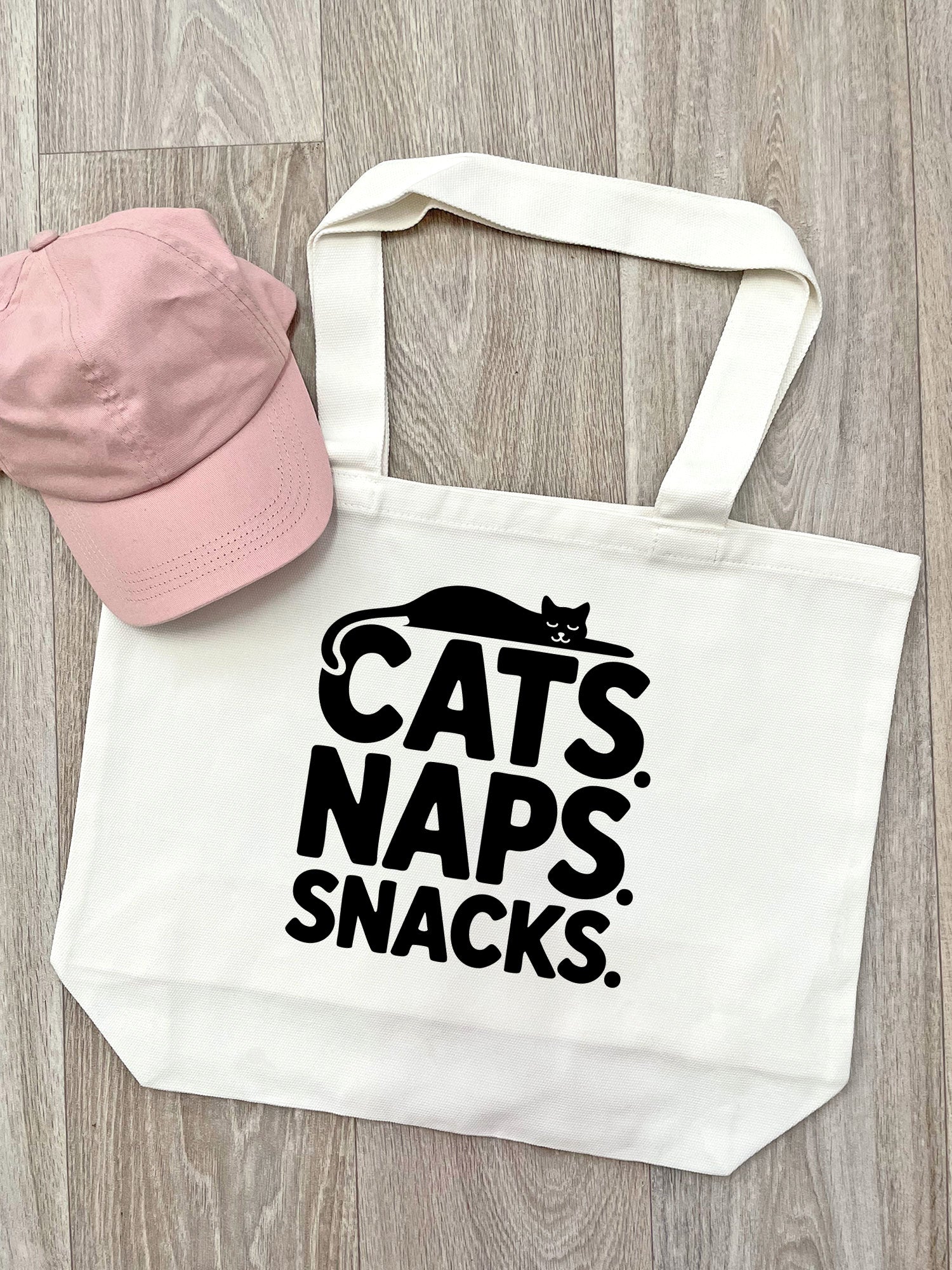 Cats. Naps. Snacks. Stella Tote Bag
