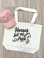 Horses Set Me Free Stella Tote Bag