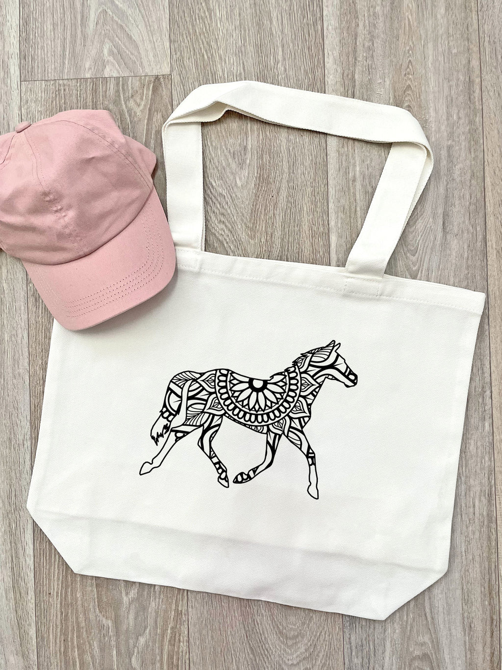 Horse Mandala Stella Tote Bag