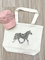 Horse Mandala Stella Tote Bag