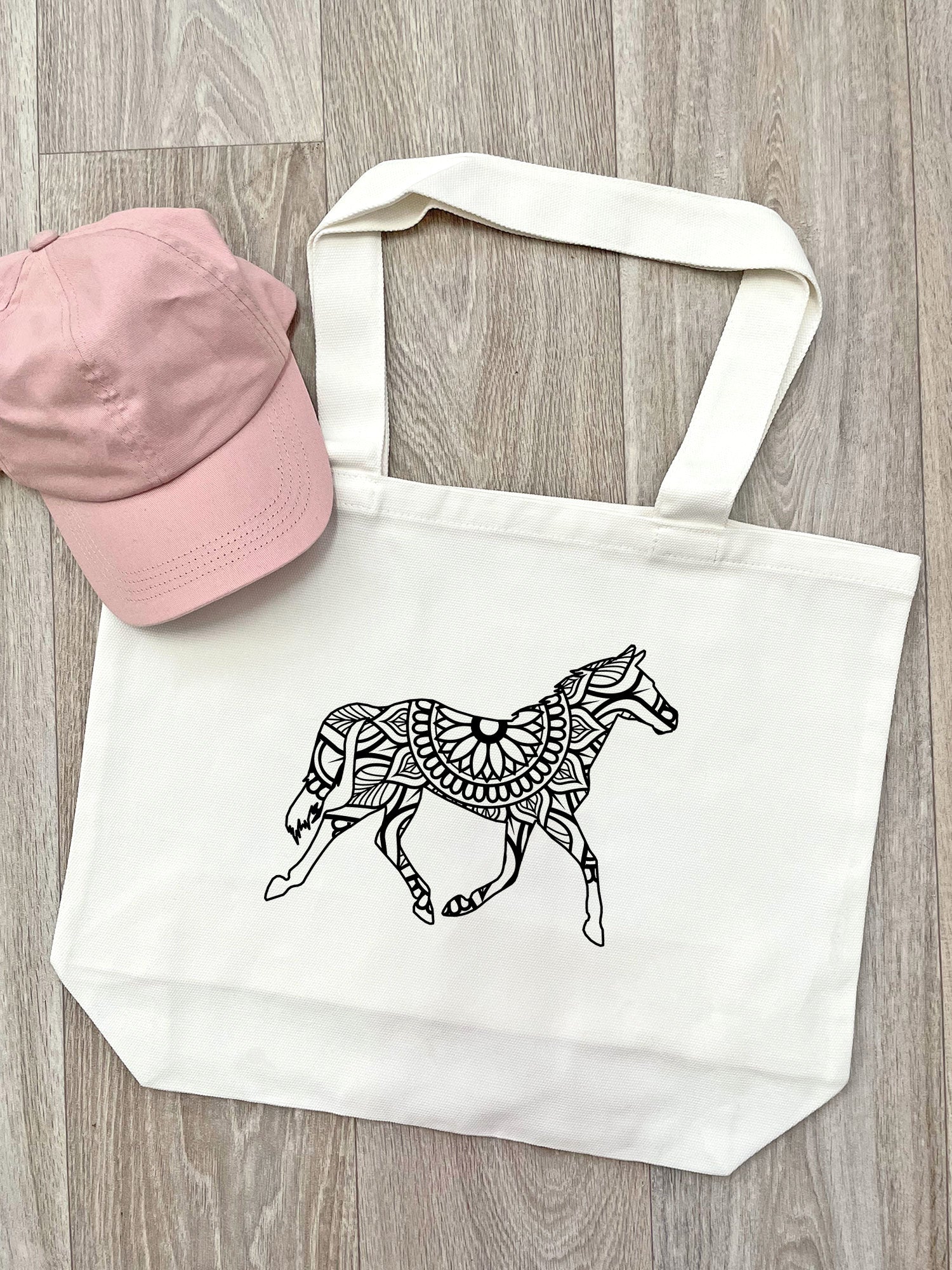 Horse Mandala Stella Tote Bag