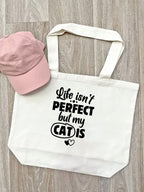 Life Isn't Perfect, But My Cat Is Stella Tote Bag