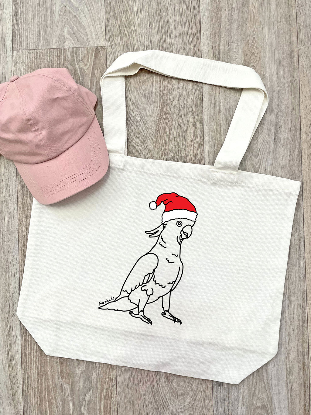 Sulphur-Crested Cockatoo Christmas Edition Stella Tote Bag