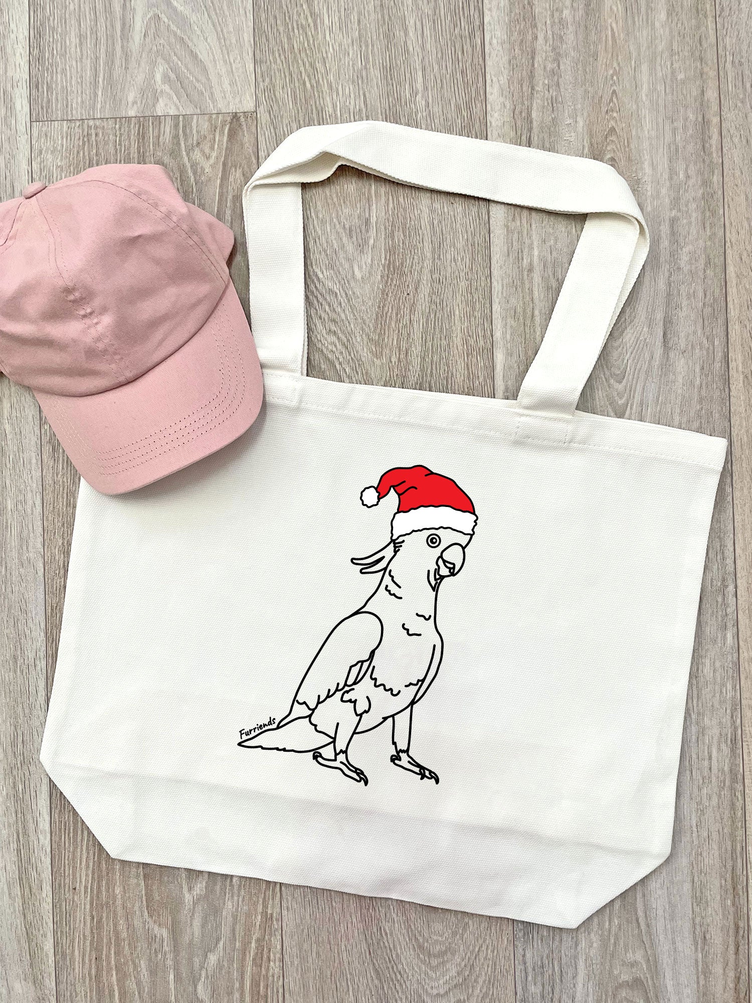 Sulphur-Crested Cockatoo Christmas Edition Stella Tote Bag