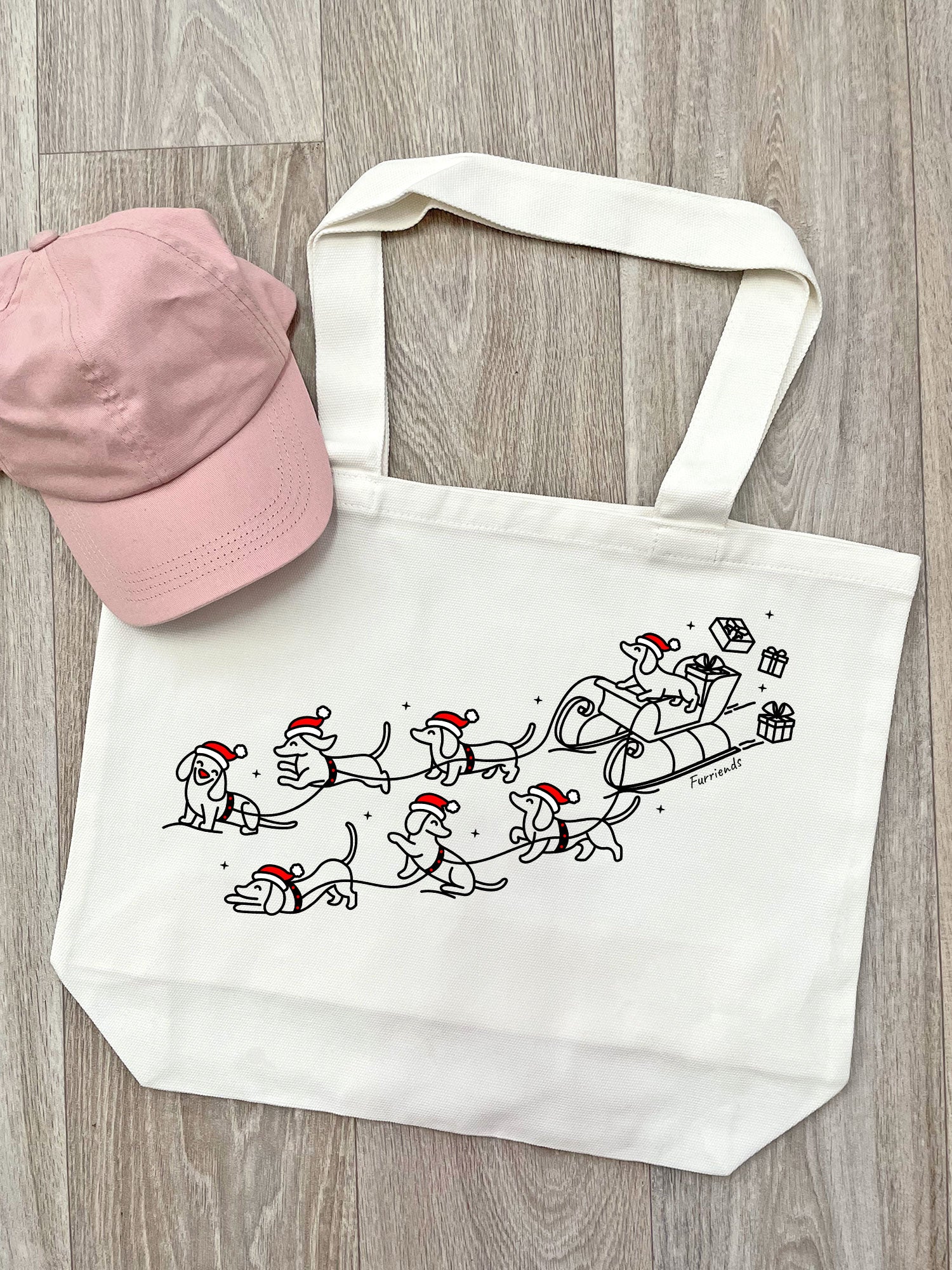 Dachshund Through The Snow Stella Tote Bag