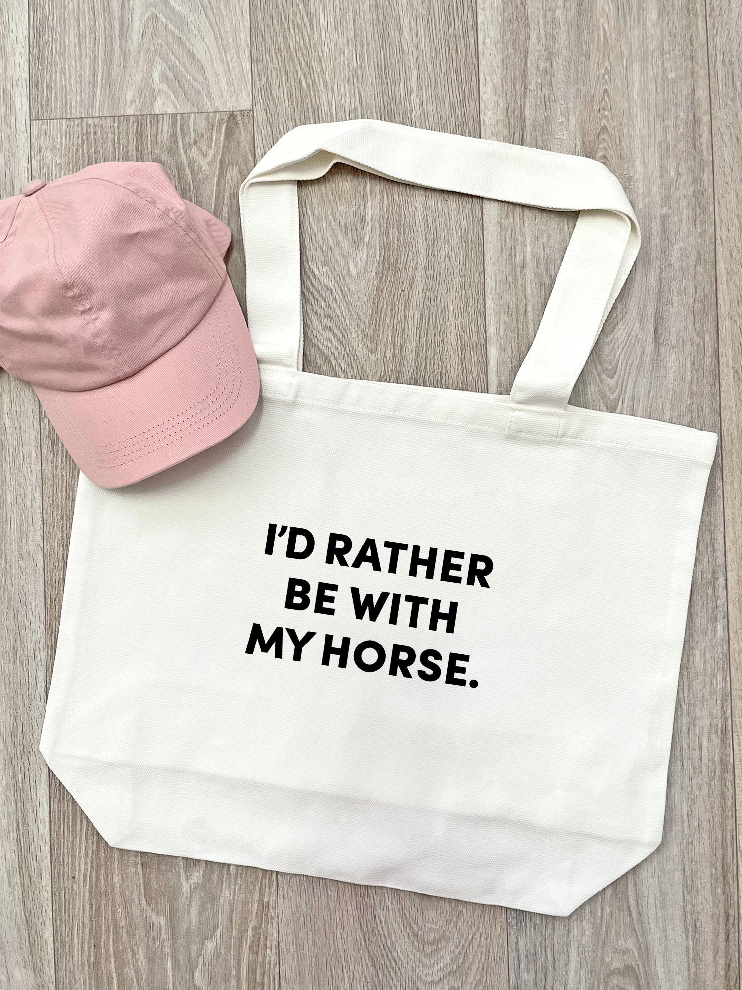 I'd Rather Be With My Horse. Stella Tote Bag