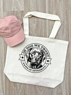 In Dog We Trust Stella Tote Bag