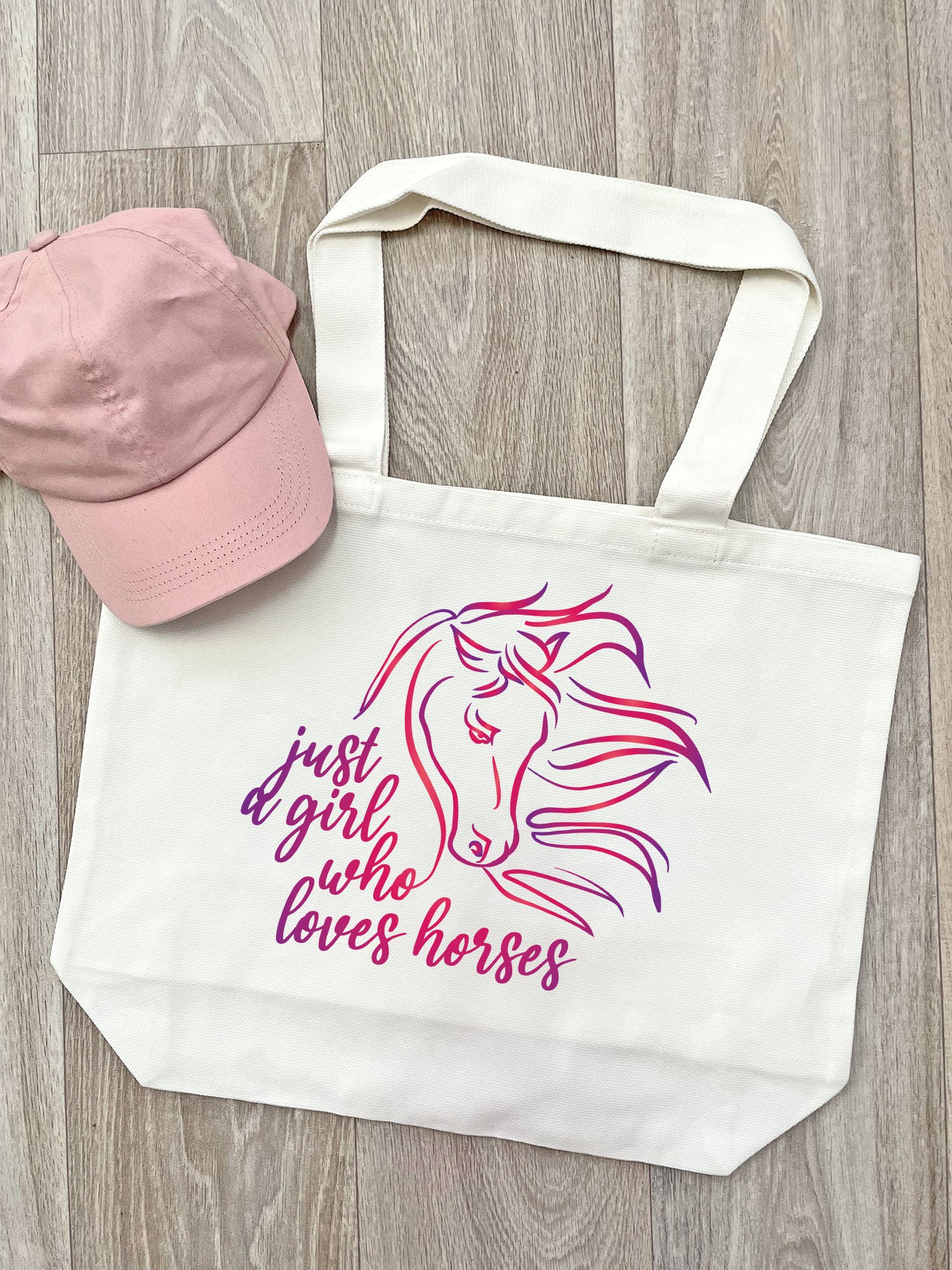 Just A Girl Who Loves Horses Stella Tote Bag