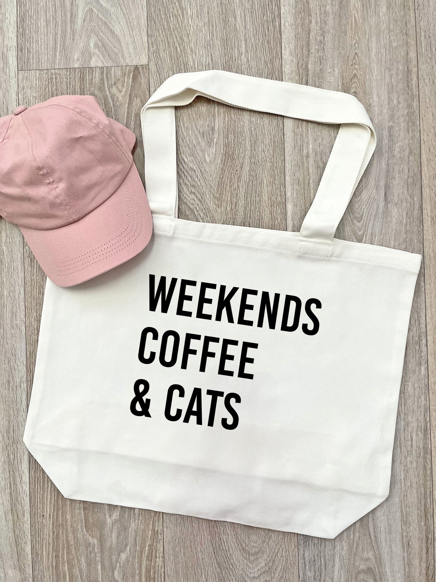 Weekends Coffee & Cats Stella Tote Bag