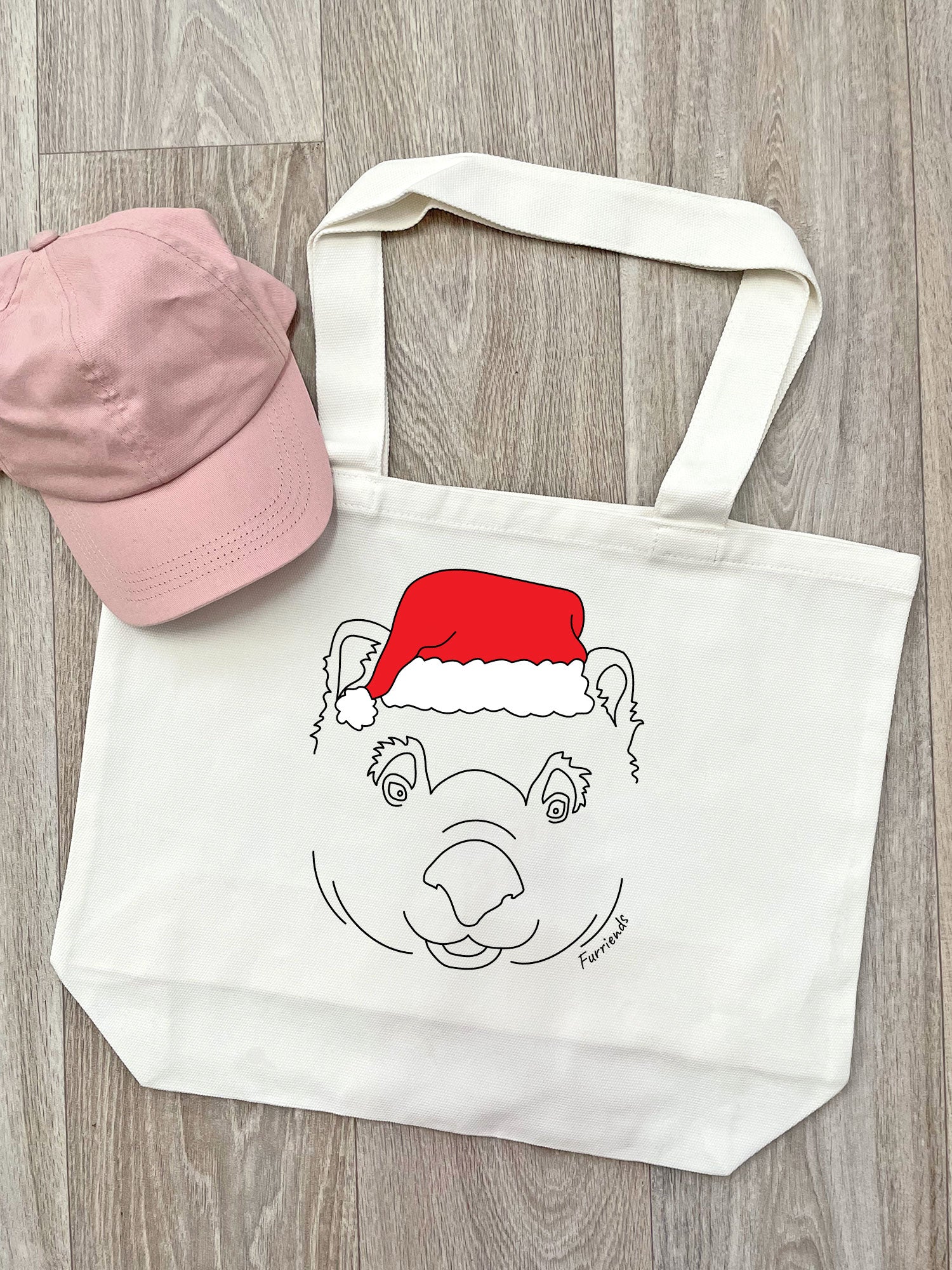 Wombat Christmas Edition Stella Tote Bag