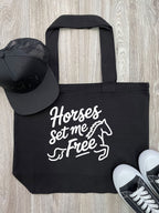 Horses Set Me Free Stella Tote Bag