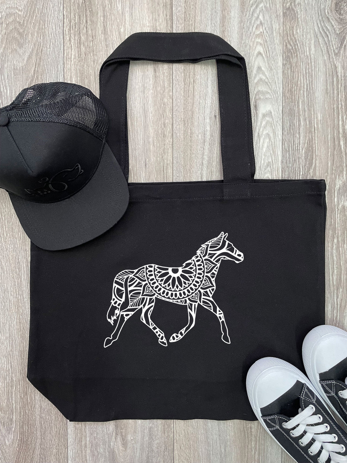 Horse Mandala Stella Tote Bag