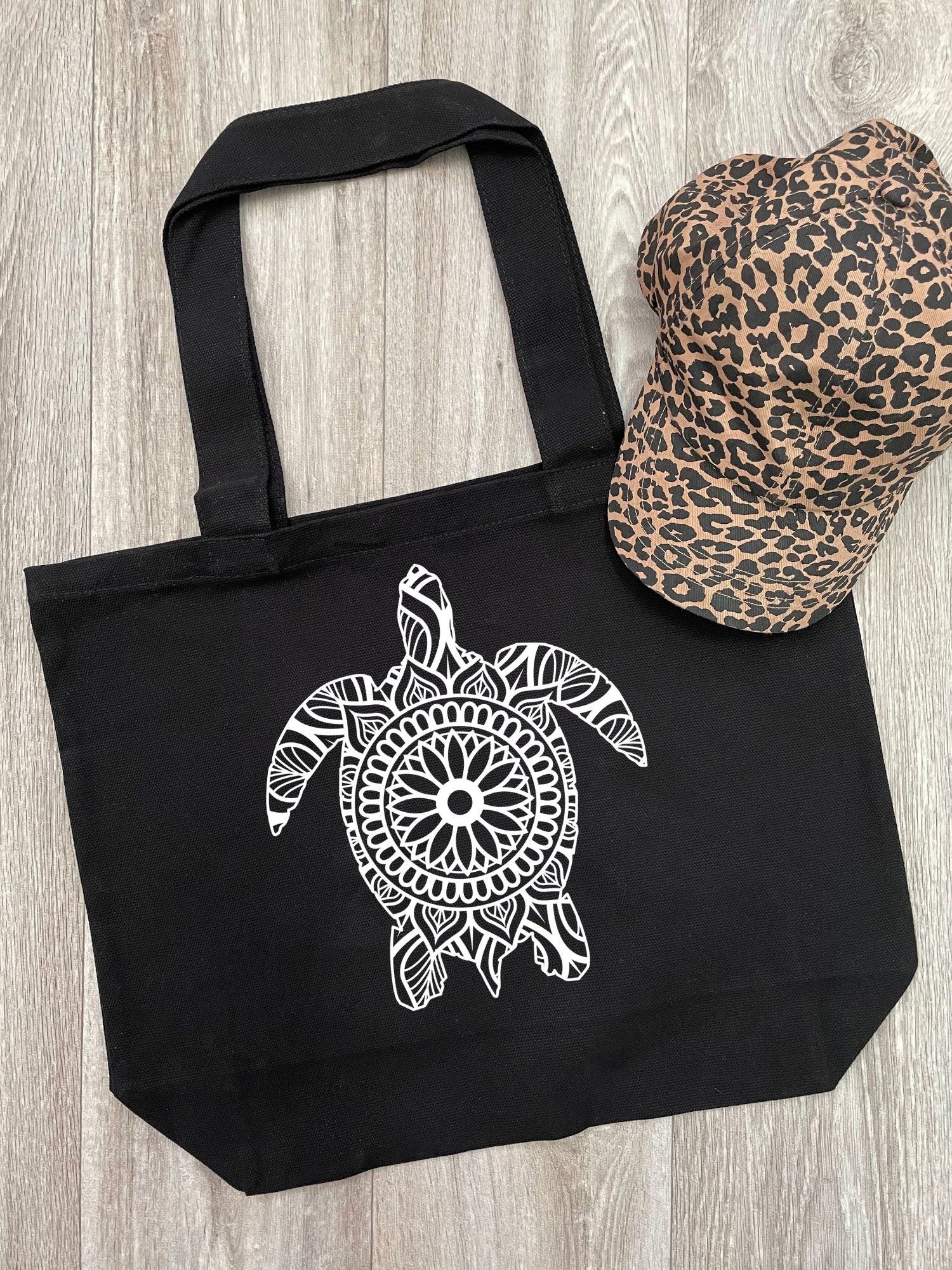 Turtle Mandala Stella Tote Bag