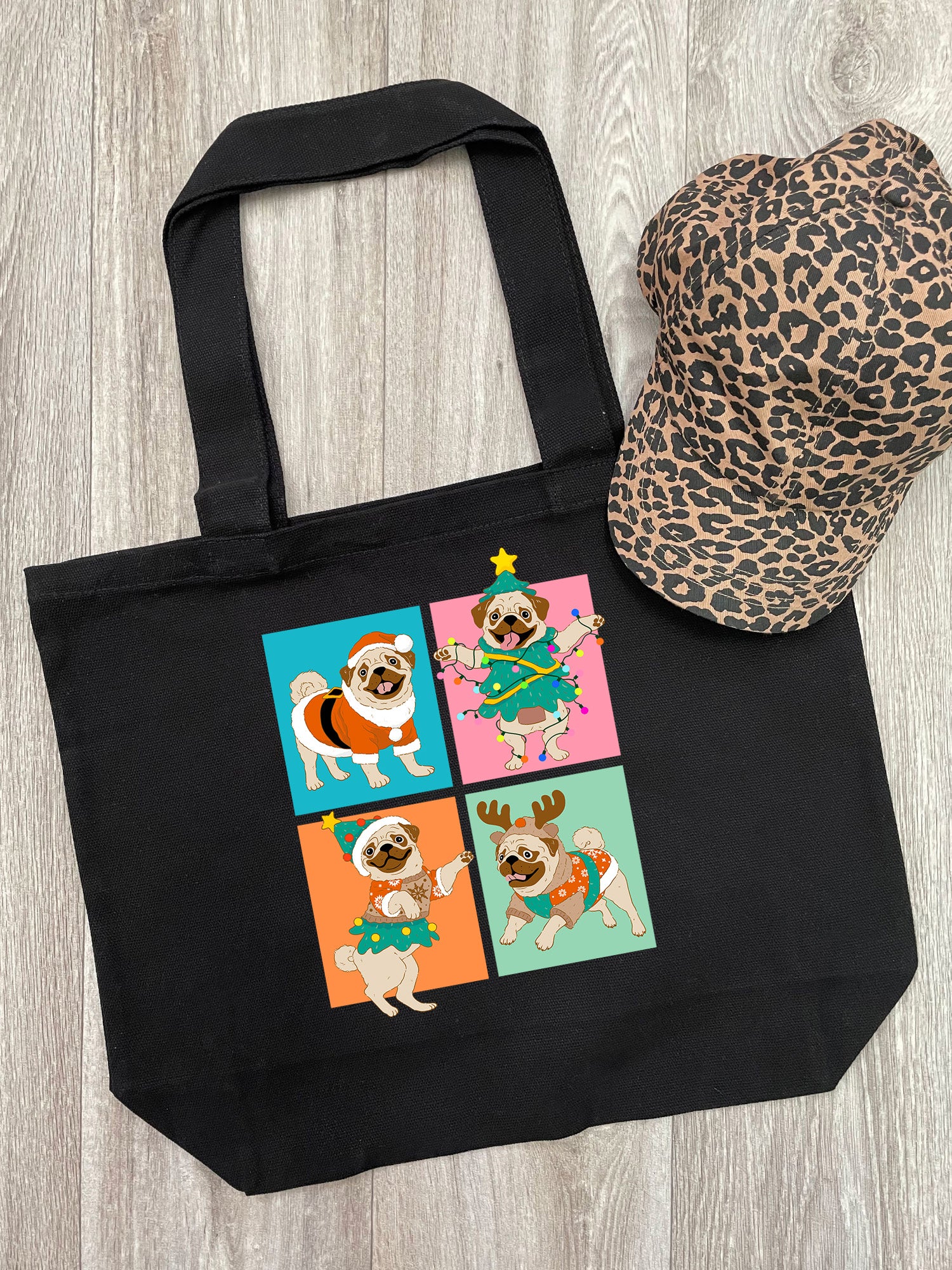 Pugmas Stella Tote Bag