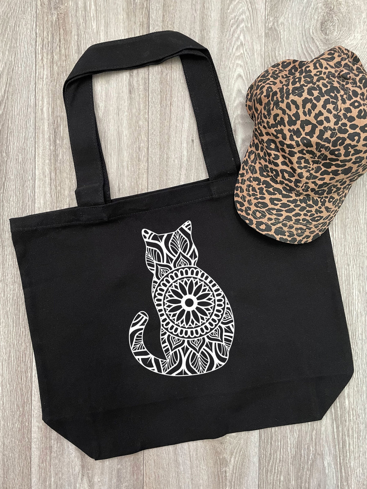 Cat Mandala Stella Tote Bag