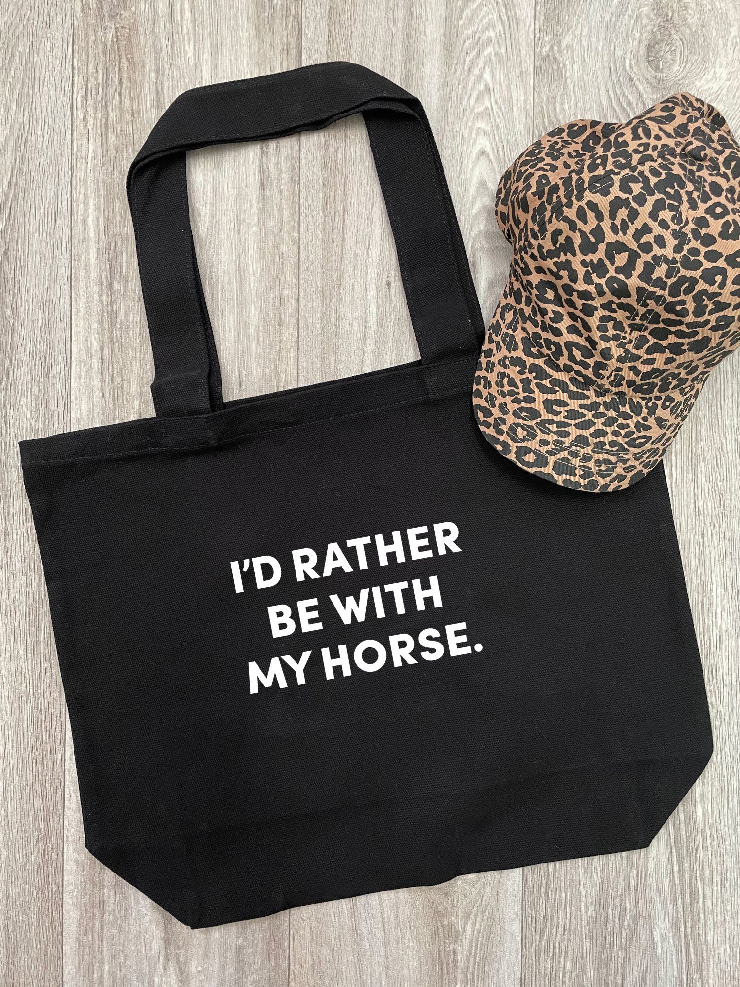 I'd Rather Be With My Horse. Stella Tote Bag