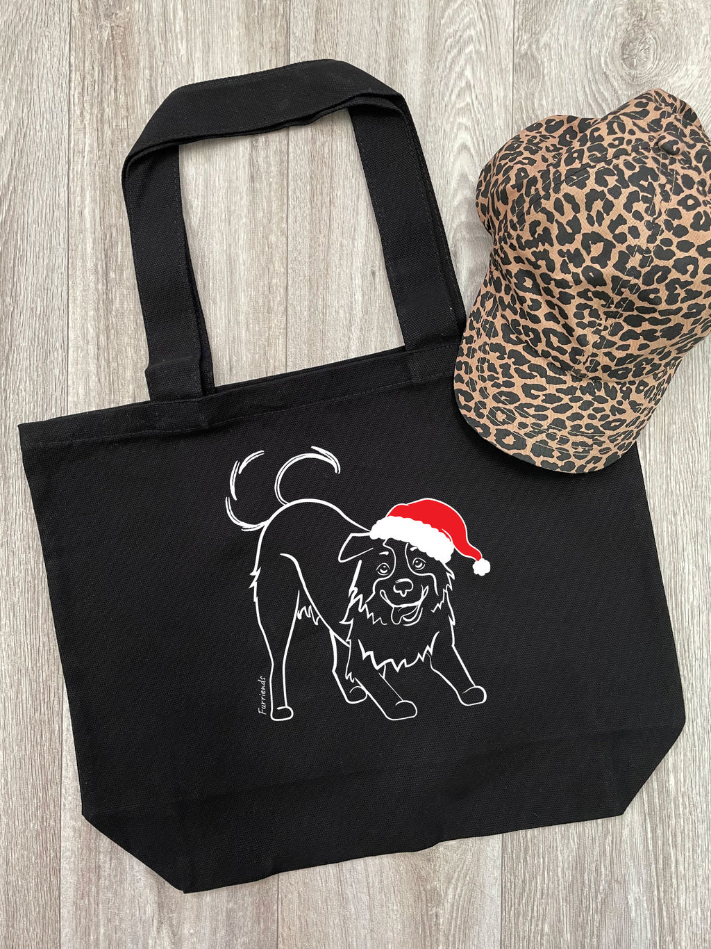 Border Collie Christmas Edition Stella Tote Bag