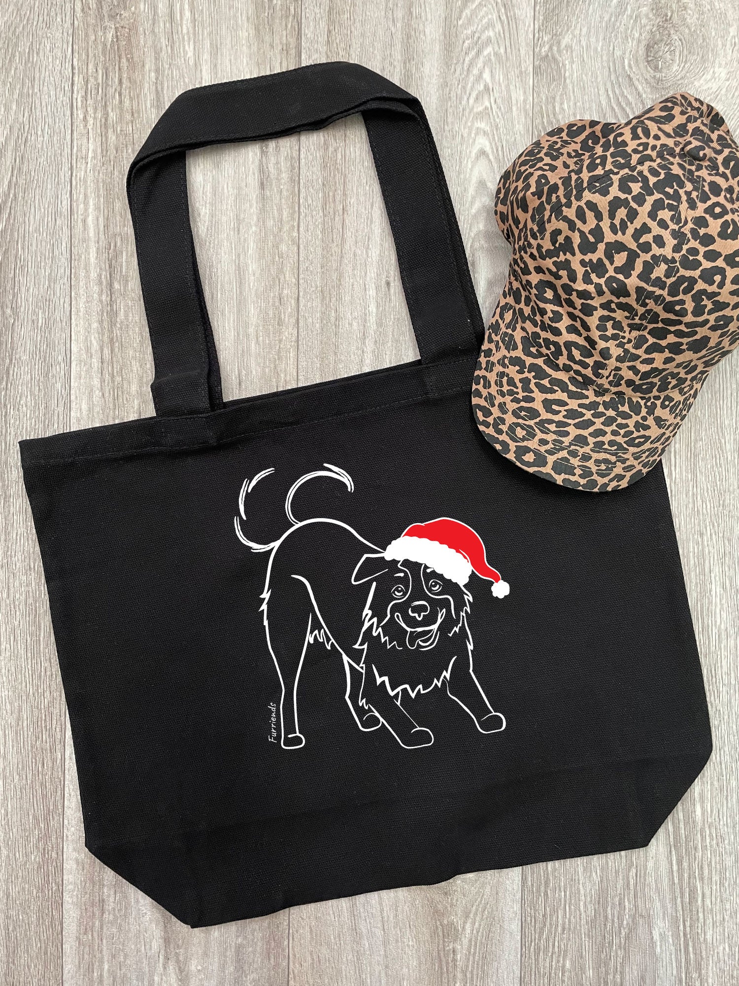Border Collie Christmas Edition Stella Tote Bag
