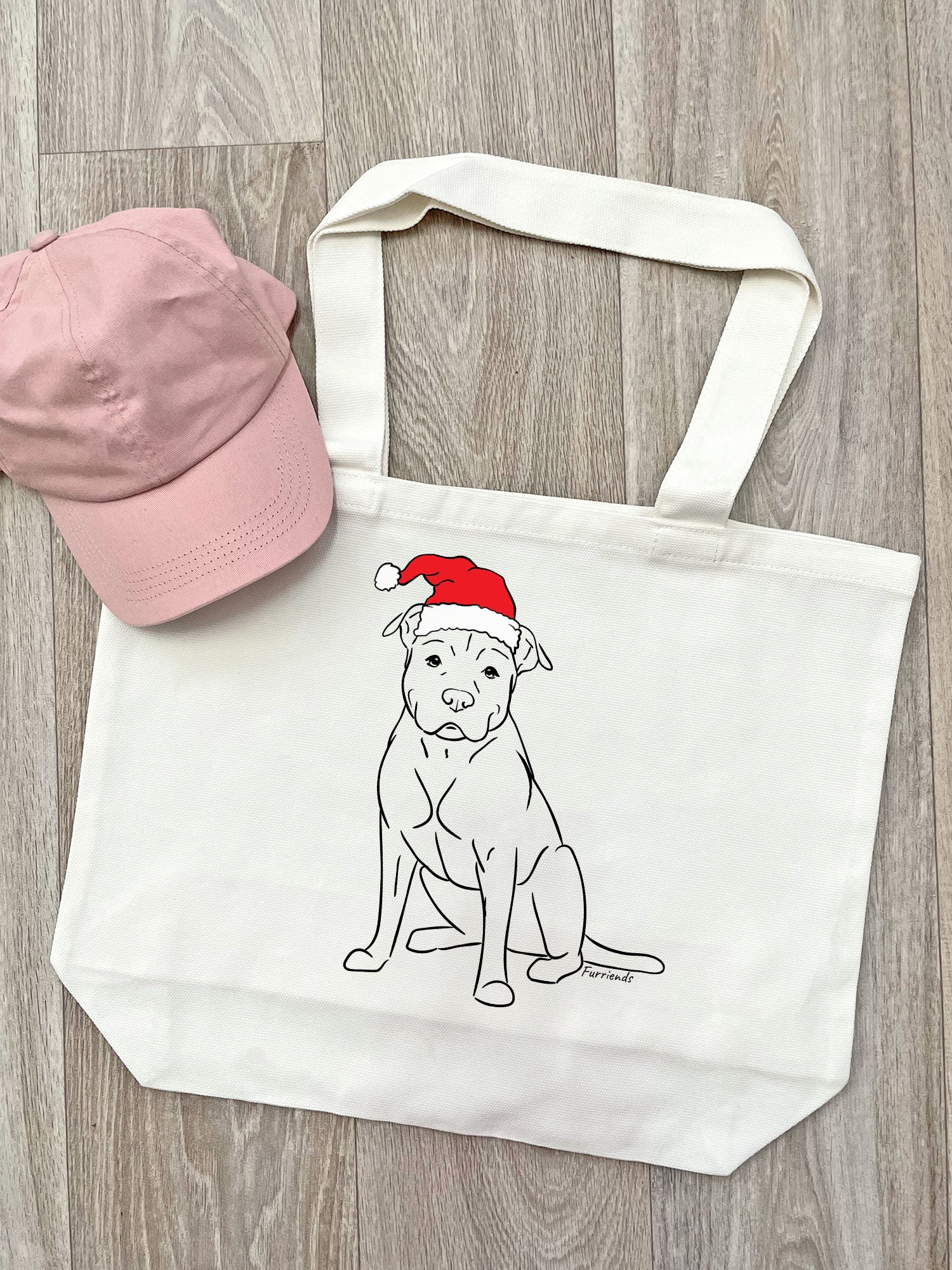 American Staffordshire Terrier Christmas Edition Stella Tote Bag