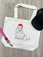 Basset Hound Christmas Edition Stella Tote Bag