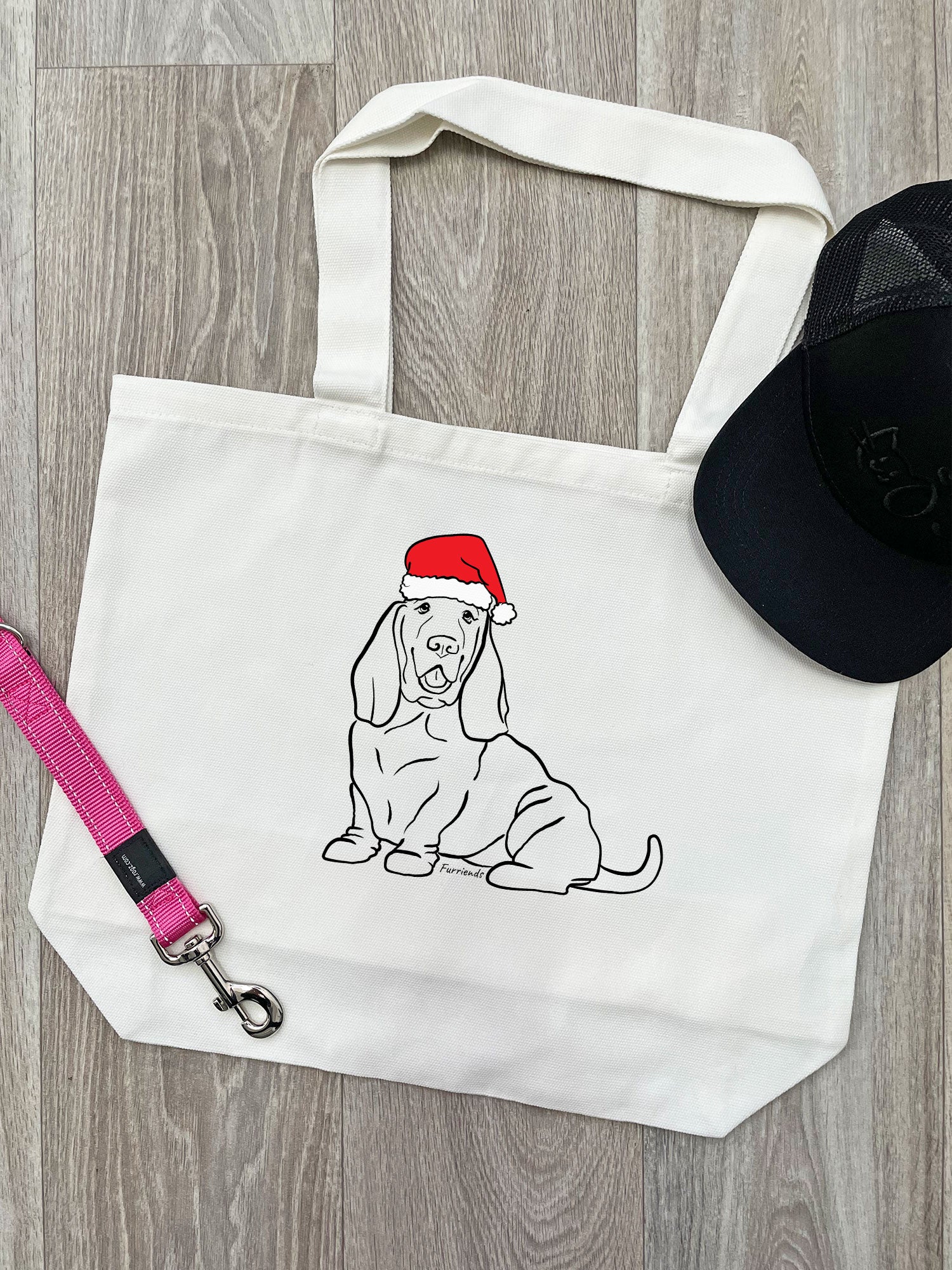 Basset Hound Christmas Edition Stella Tote Bag