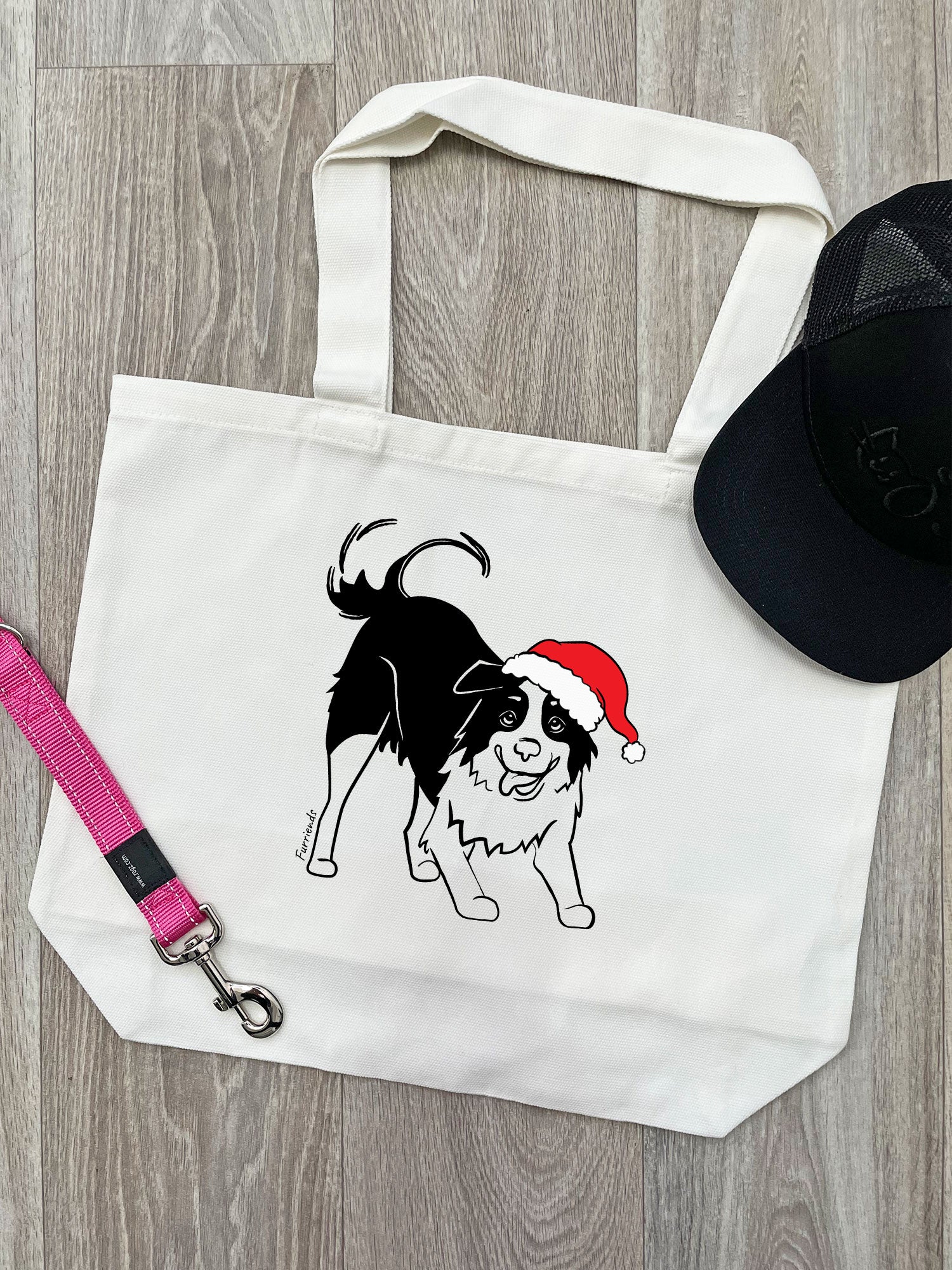 Border Collie Christmas Edition Stella Tote Bag