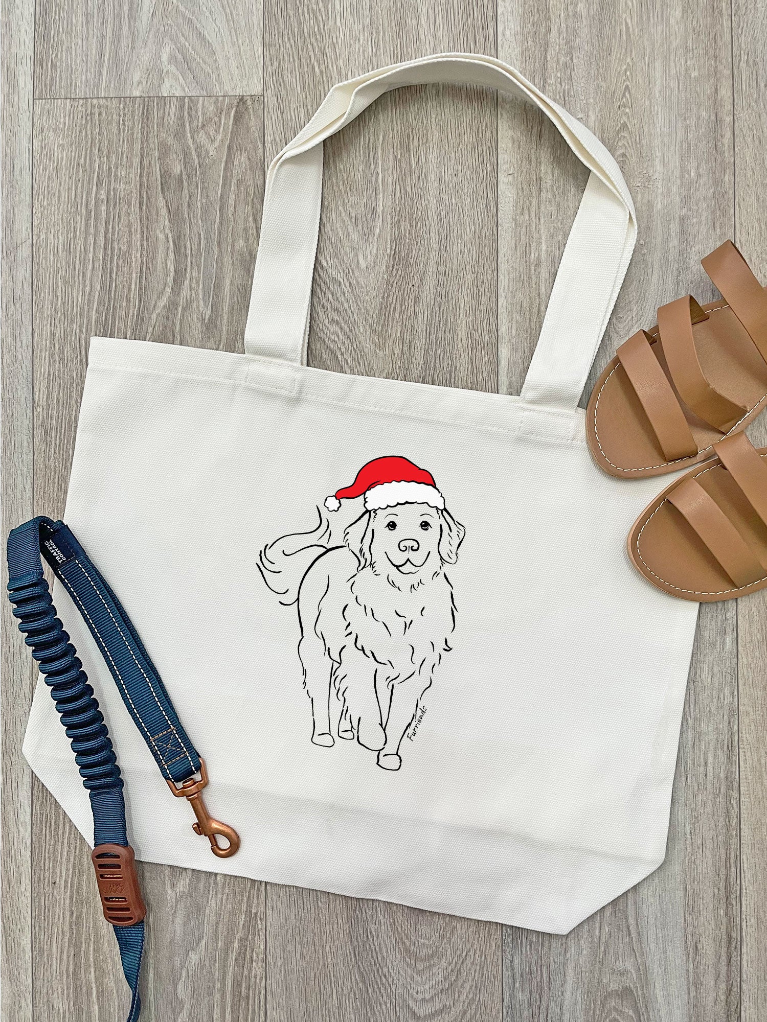Golden Retriever Christmas Edition Stella Tote Bag