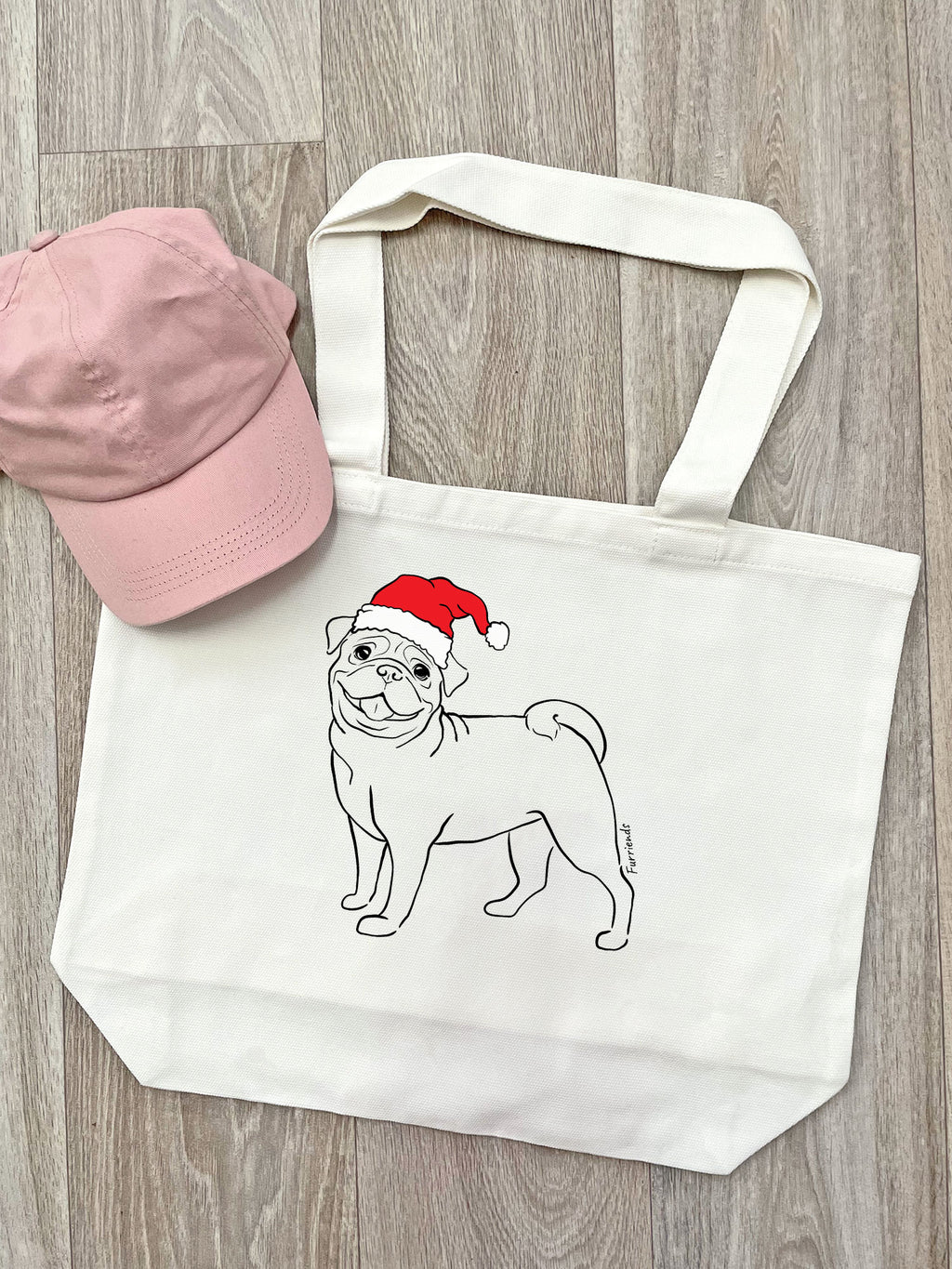 Pug Christmas Edition Stella Tote Bag