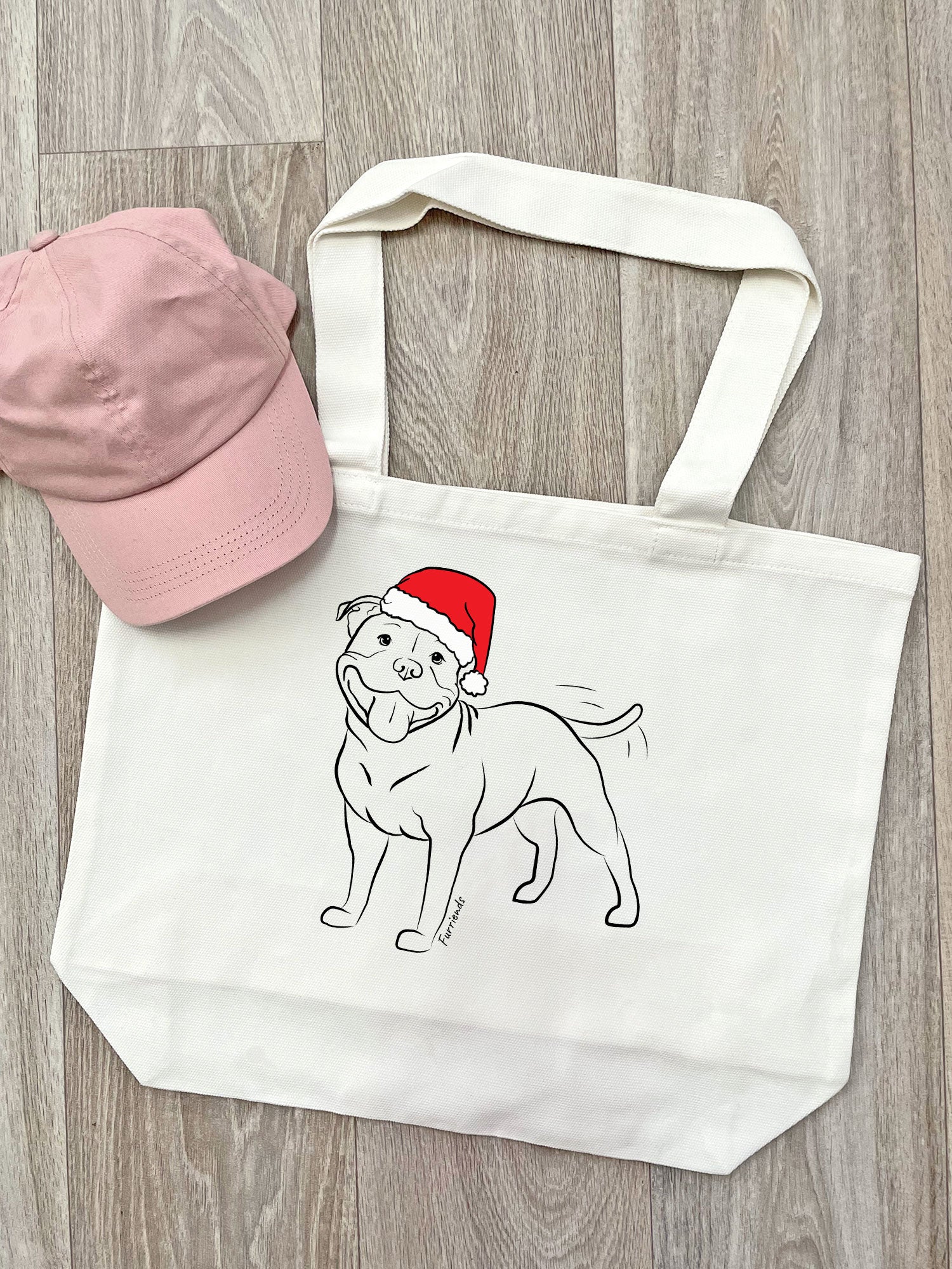 Staffordshire Bull Terrier Christmas Edition Stella Tote Bag