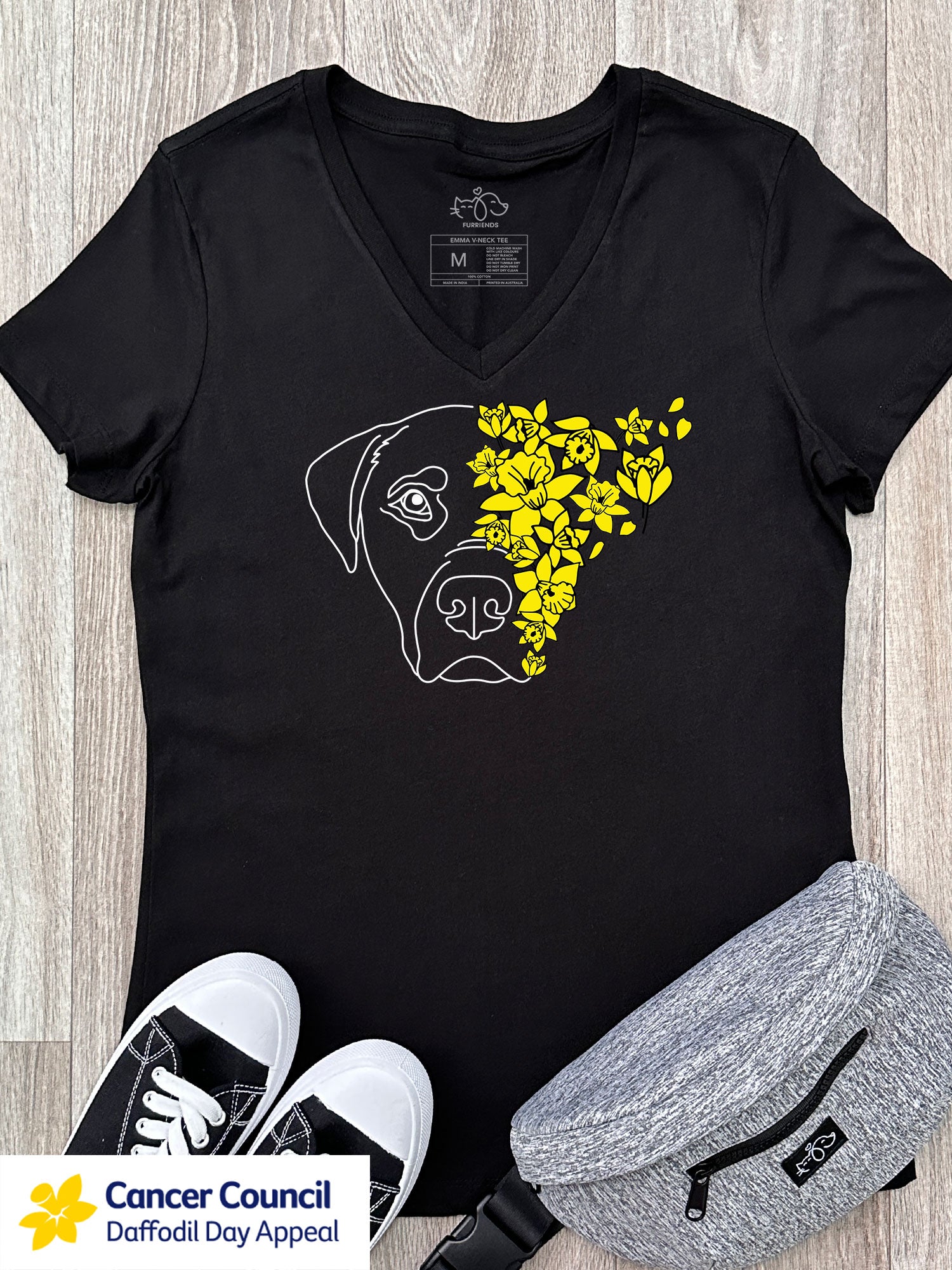 LIMITED EDITION Light After Dark Dog Emma V-Neck Tee