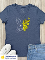 LIMITED EDITION Light After Dark Cat Emma V-Neck Tee