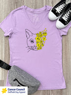 LIMITED EDITION Light After Dark Cat Emma V-Neck Tee