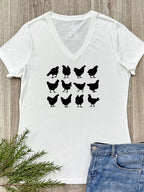 The Flock Emma V-Neck Tee