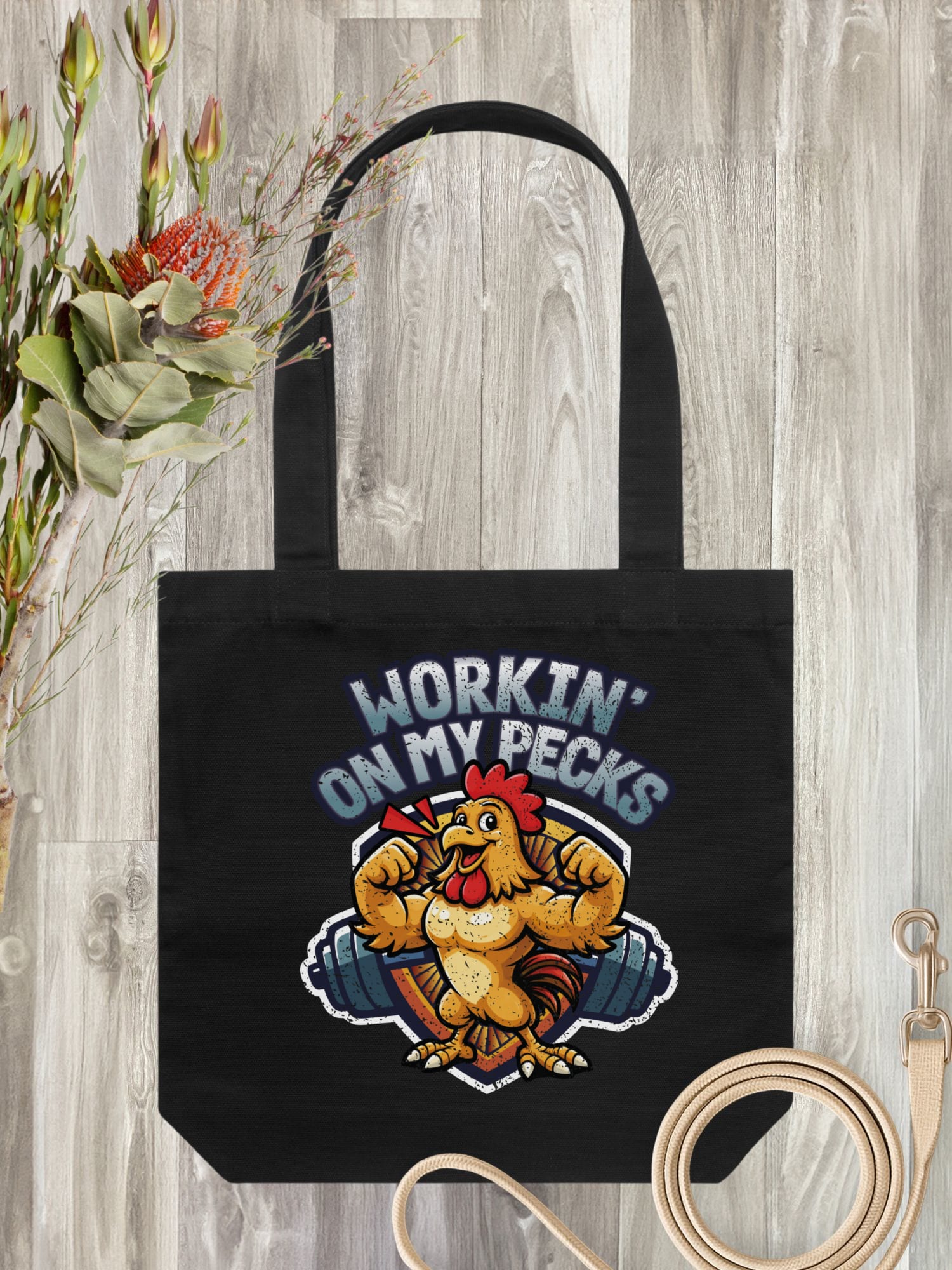 Workin On My Pecks Edith Tote