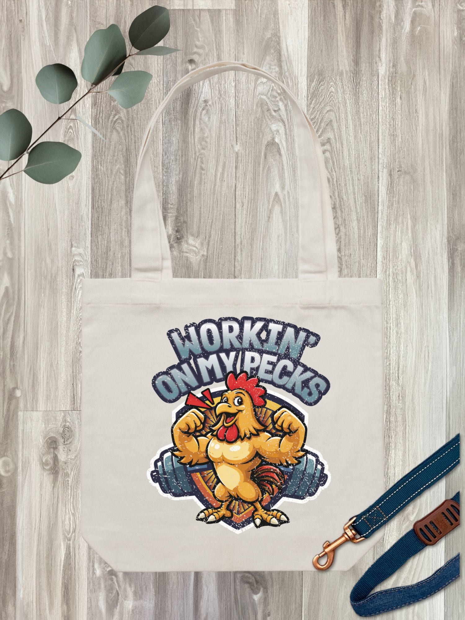 Workin On My Pecks Edith Tote