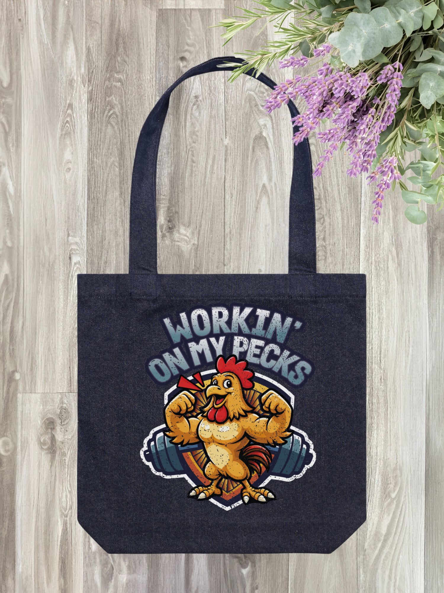 Workin On My Pecks Edith Tote