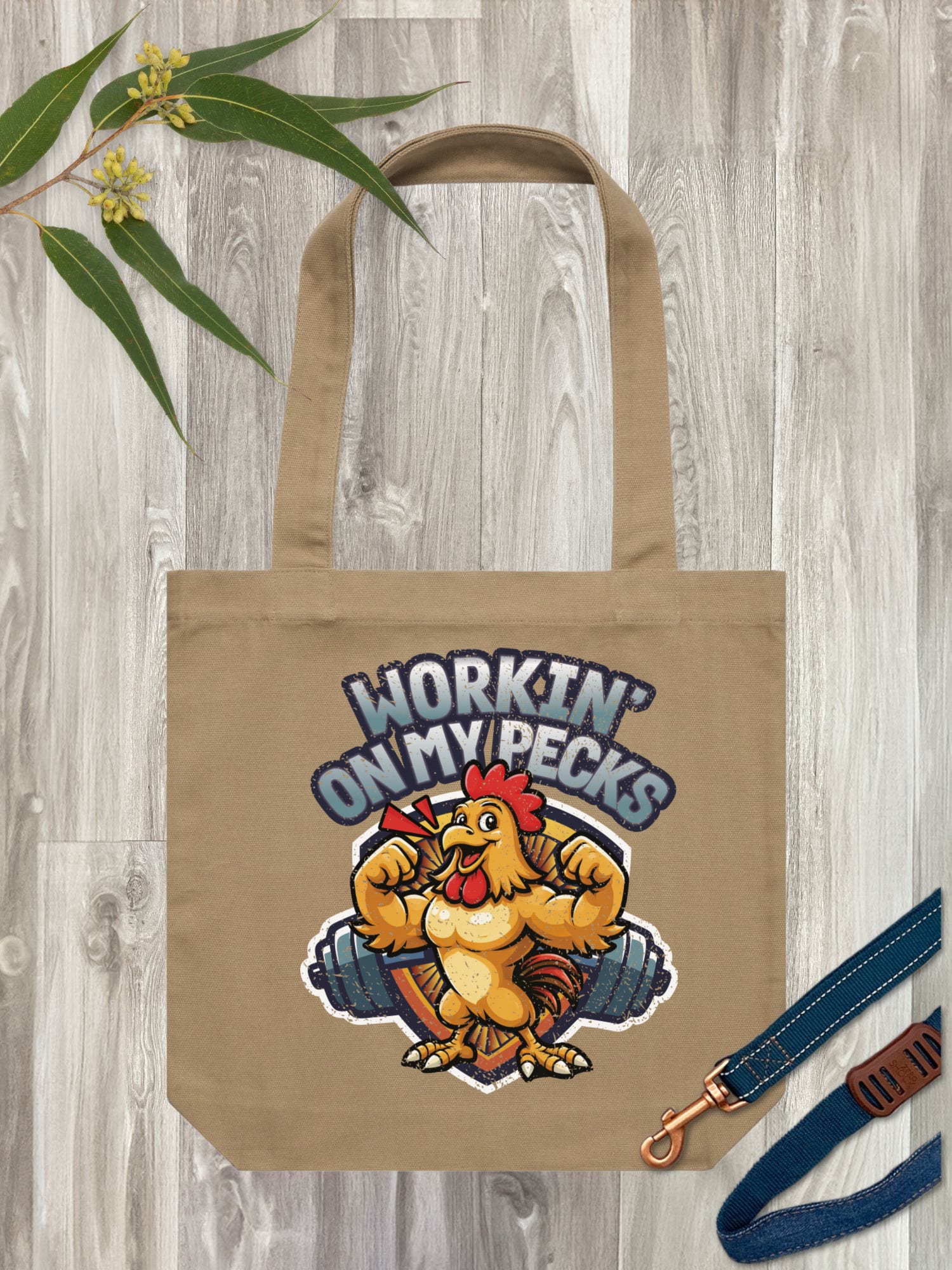 Workin On My Pecks Edith Tote