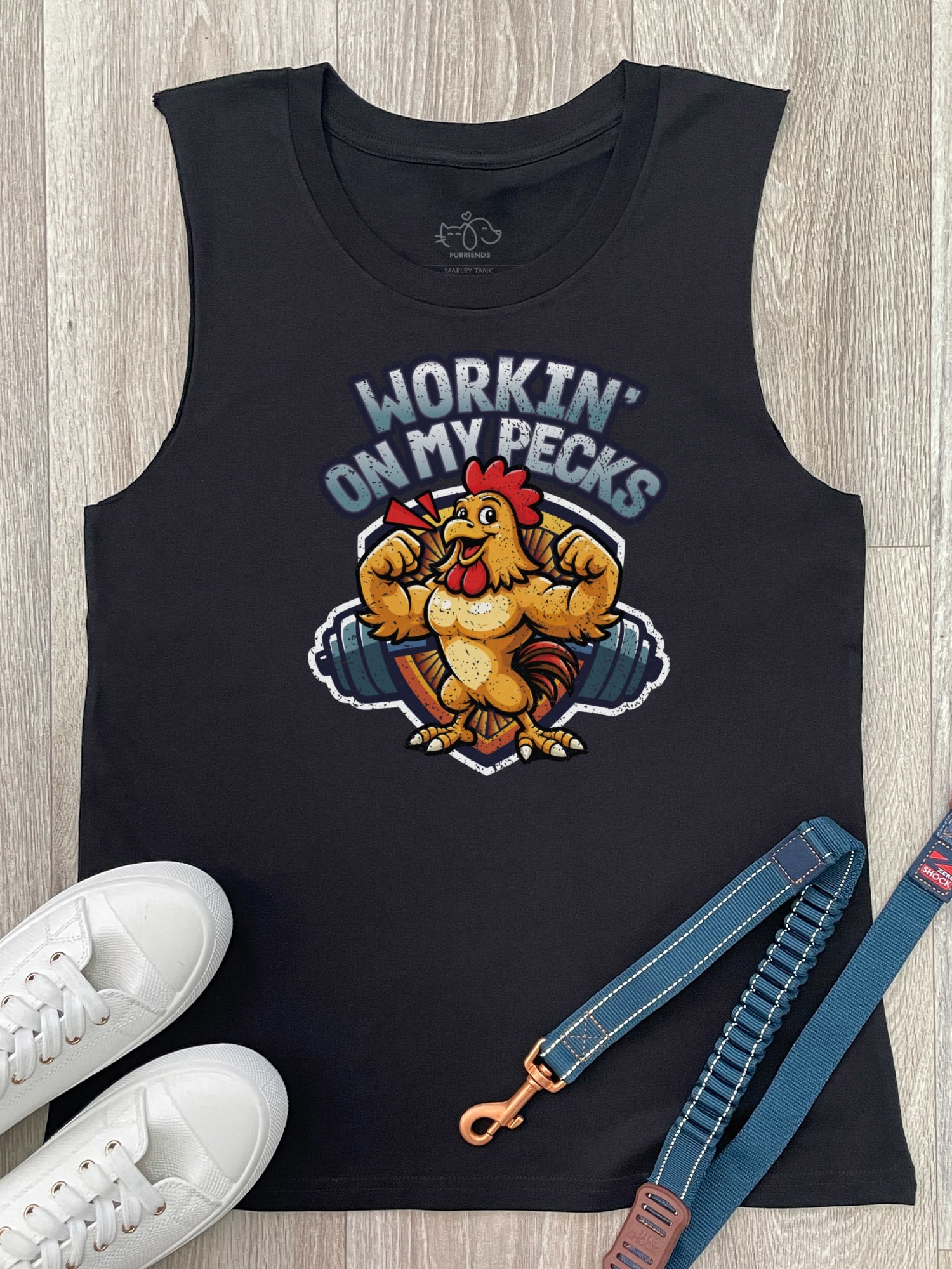 Workin On My Pecks Marley Tank